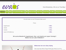 Tablet Screenshot of evasbodystyling.de